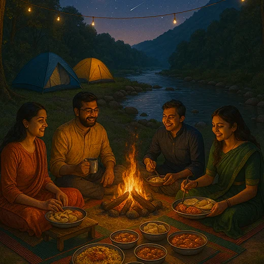Dinner Streamside