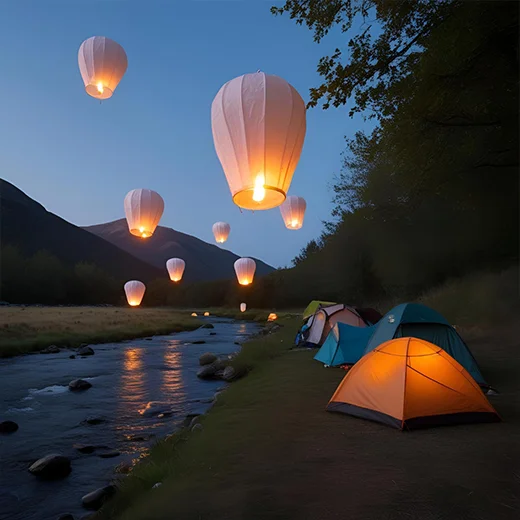 Sky Lantern Streamside